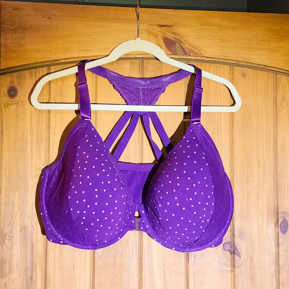 40H Cacique by Lane Bryant front closing Bra